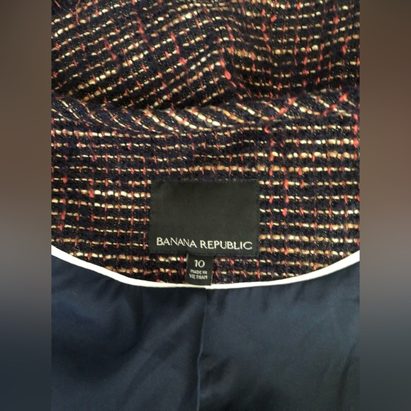 Banana Republic Women’s Multiple Color Blazer Jacket Size 10 - Picture 9 of 12